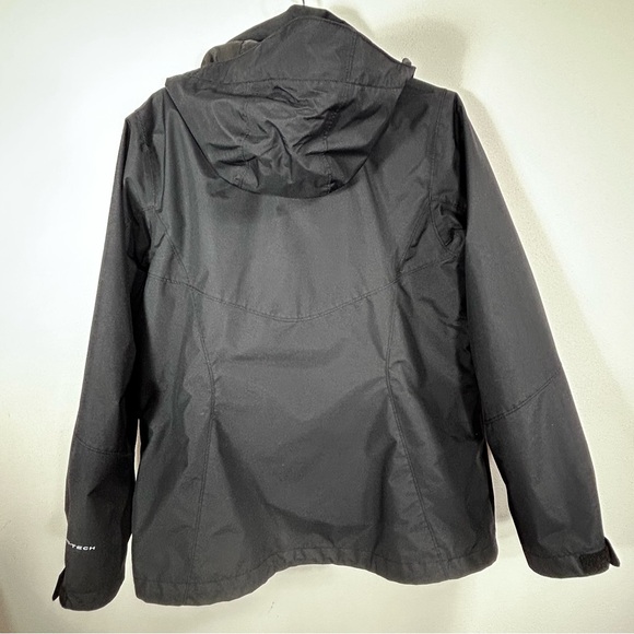 Columbia Women's Black Removable Hood Utility Sport Omni-Tech Jacket Size M - Picture 2 of 13